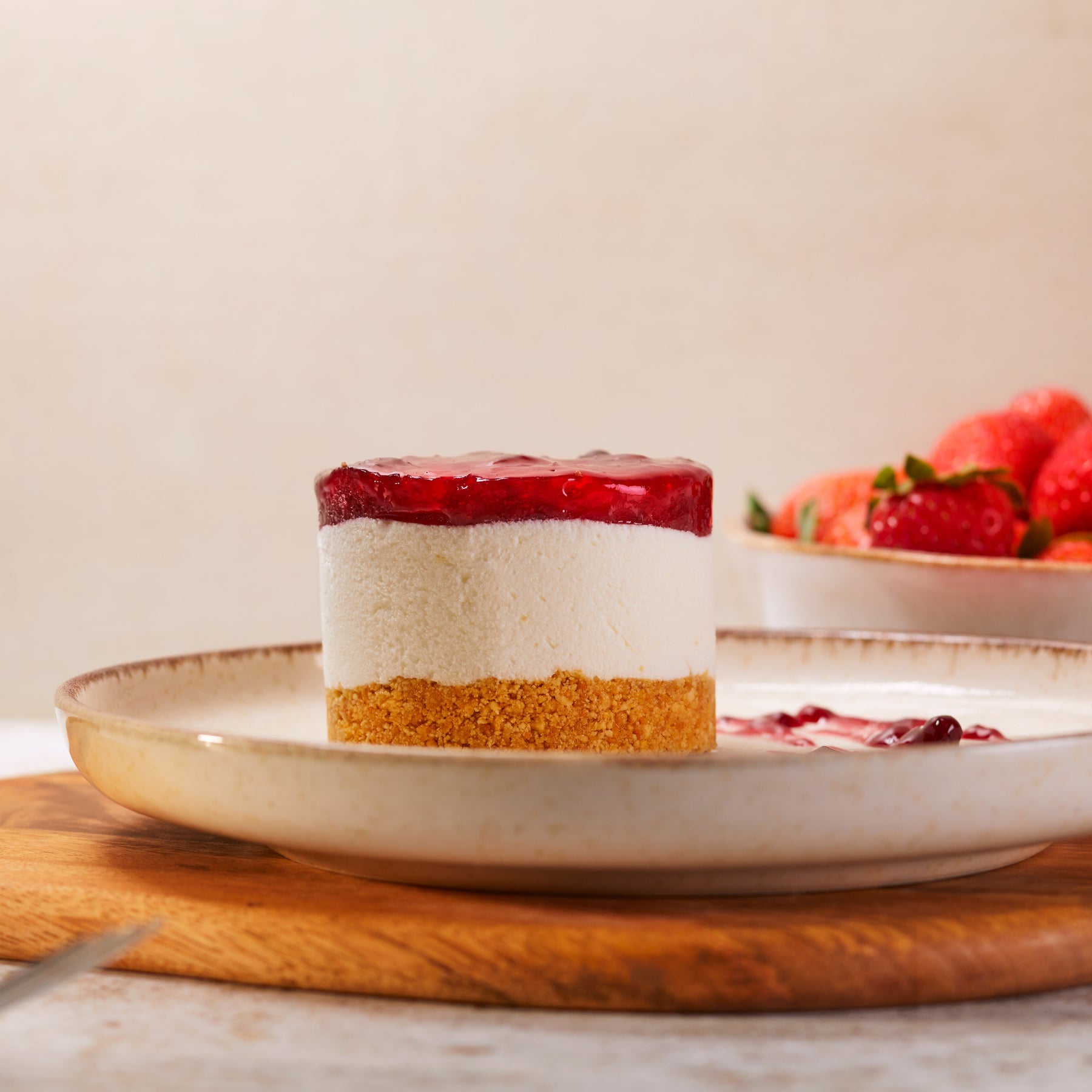Made By Chefs.. Strawberry Cheesecake