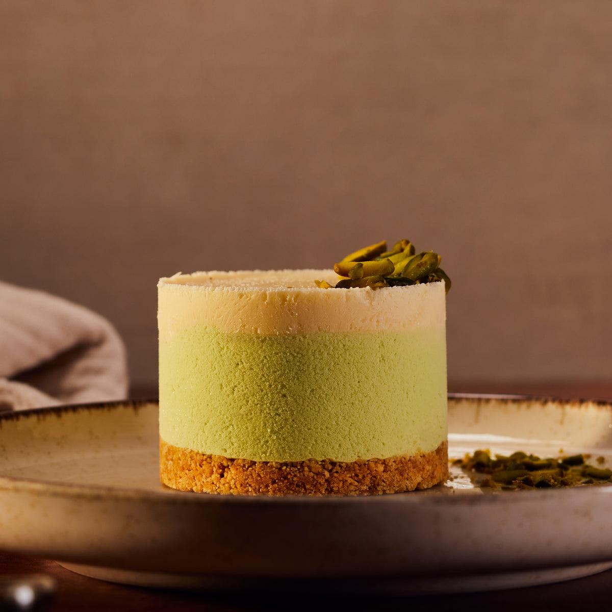 Made By Chefs.. Pistachio Cheesecake