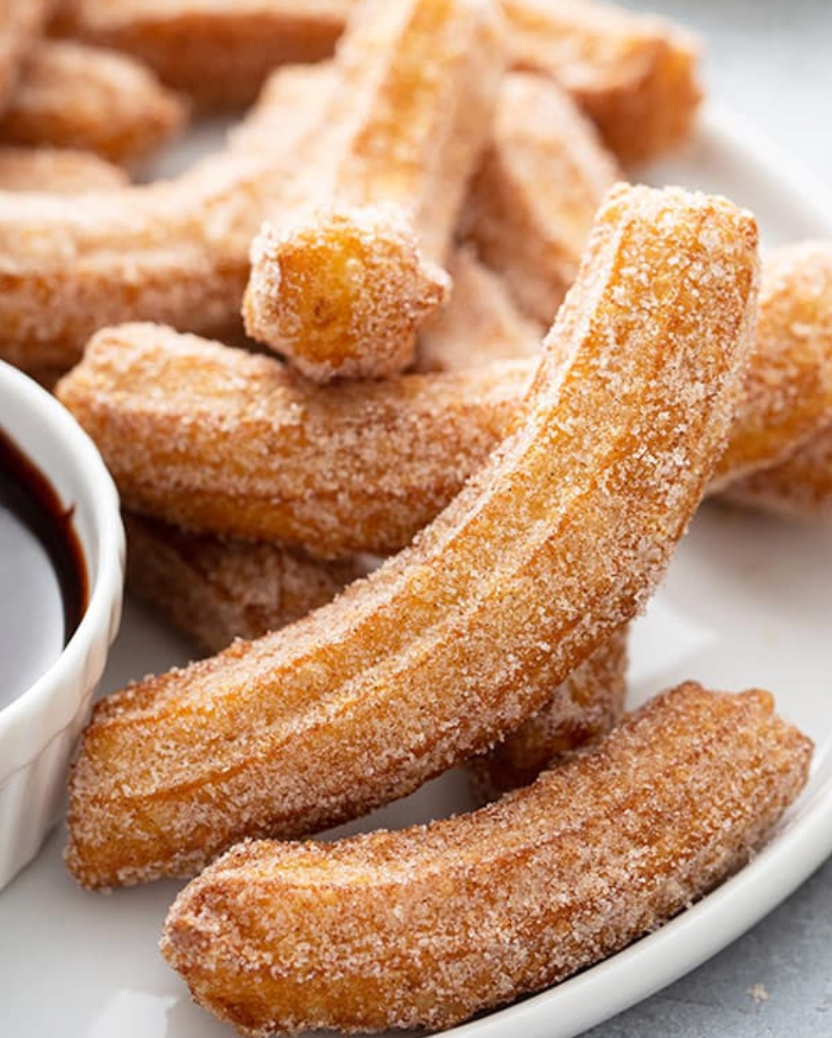 Frozen Churros with sugar