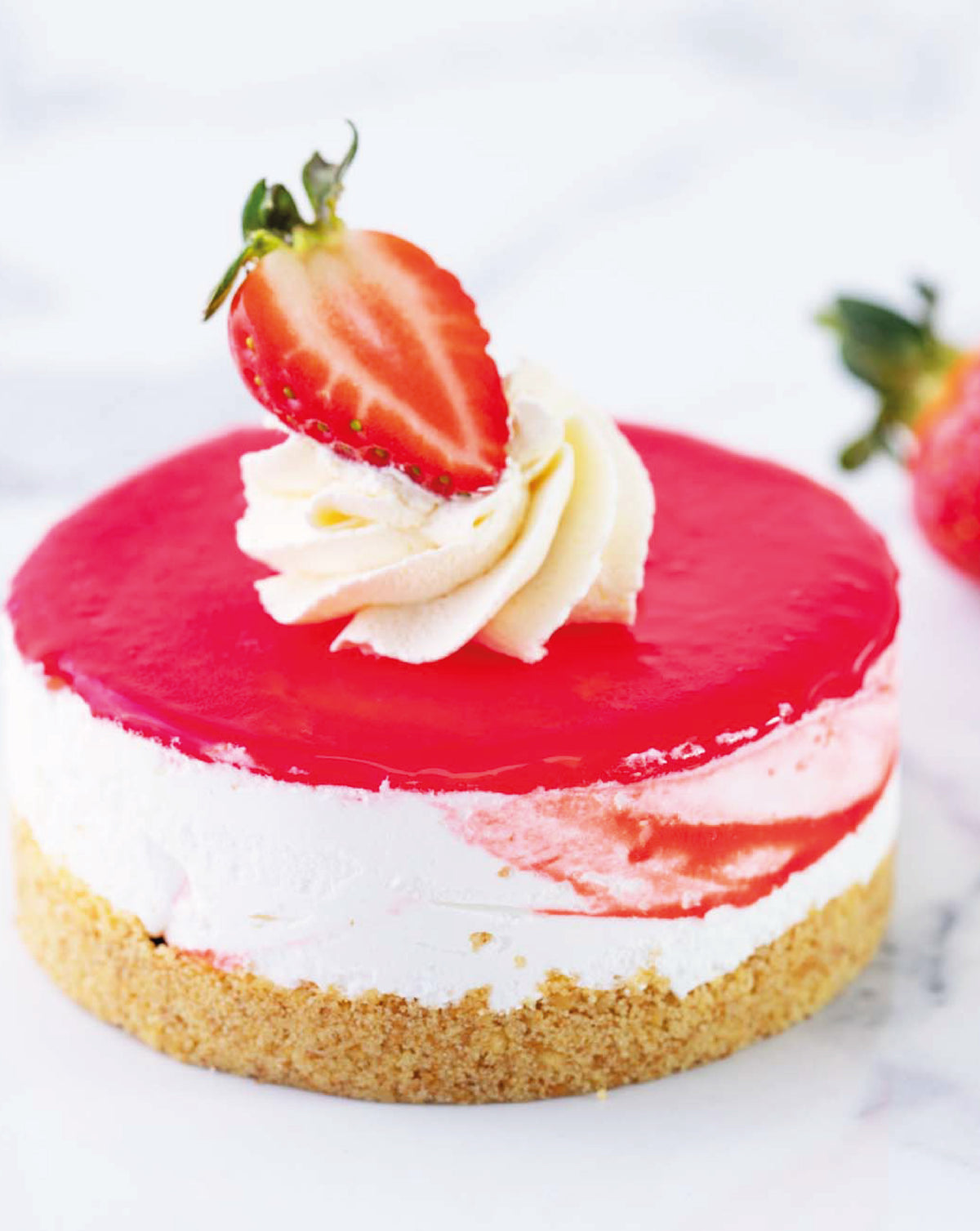 Strawberry Cheesecake Torte